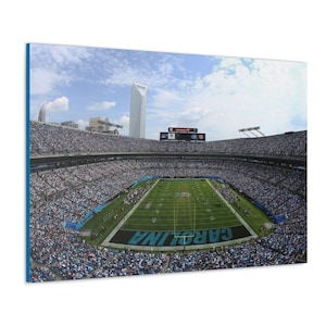CANVAS ART - Carolina Panthers Stadium Wall Art / Panthers Wall Art / Carolina Panthers Canvas / Bank of America Stadium / Panthers Gift