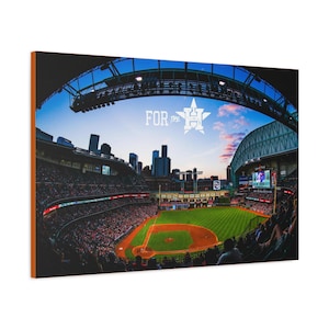 CANVAS ART - Houston Astros Baseball Park Wandkunst | Minute Maid Park | Astros Park | Houston Astros Leinwand | Astros Fan Geschenk | Astros-Kunst