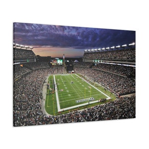 CANVAS ART - Gillette Stadium Wall Art | New England Patriots Art | NE Patriots | Patriots Stadium | Patriots Fan Gift | Patriots Canvas