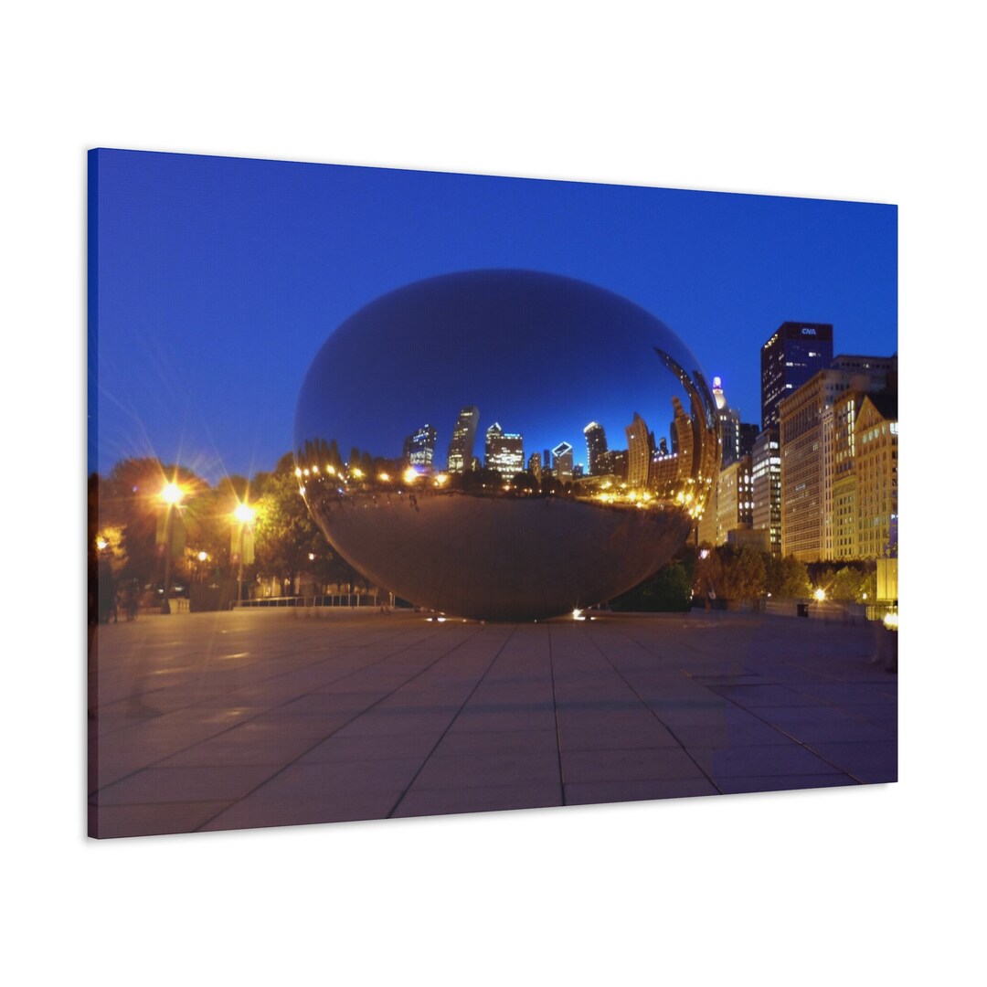 CANVAS ART the Bean Chicago Wall Art the Bean Wall Art Chicago Wall