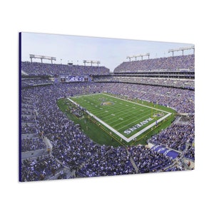 CANVAS ART - Baltimore Ravens Wall Art | M&T Bank Stadium Wall Art | Baltimore Ravens Canvas | Baltimore Ravens Decor | Ravens Fan Gift