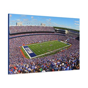 CANVAS ART - Buffalo Bills Stadium Wall Art | Highmark Stadium Wall Art | Buffalo Bills Canvas Print | Bills Football Art | Bills Fan Gift