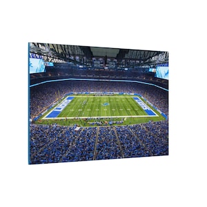 CANVAS ART - Detroit Lions Wall Art | Ford Field Wall Art | Detroit Lions Canvas | Detroit Lions Decor | Lions Football | Lions Stadium