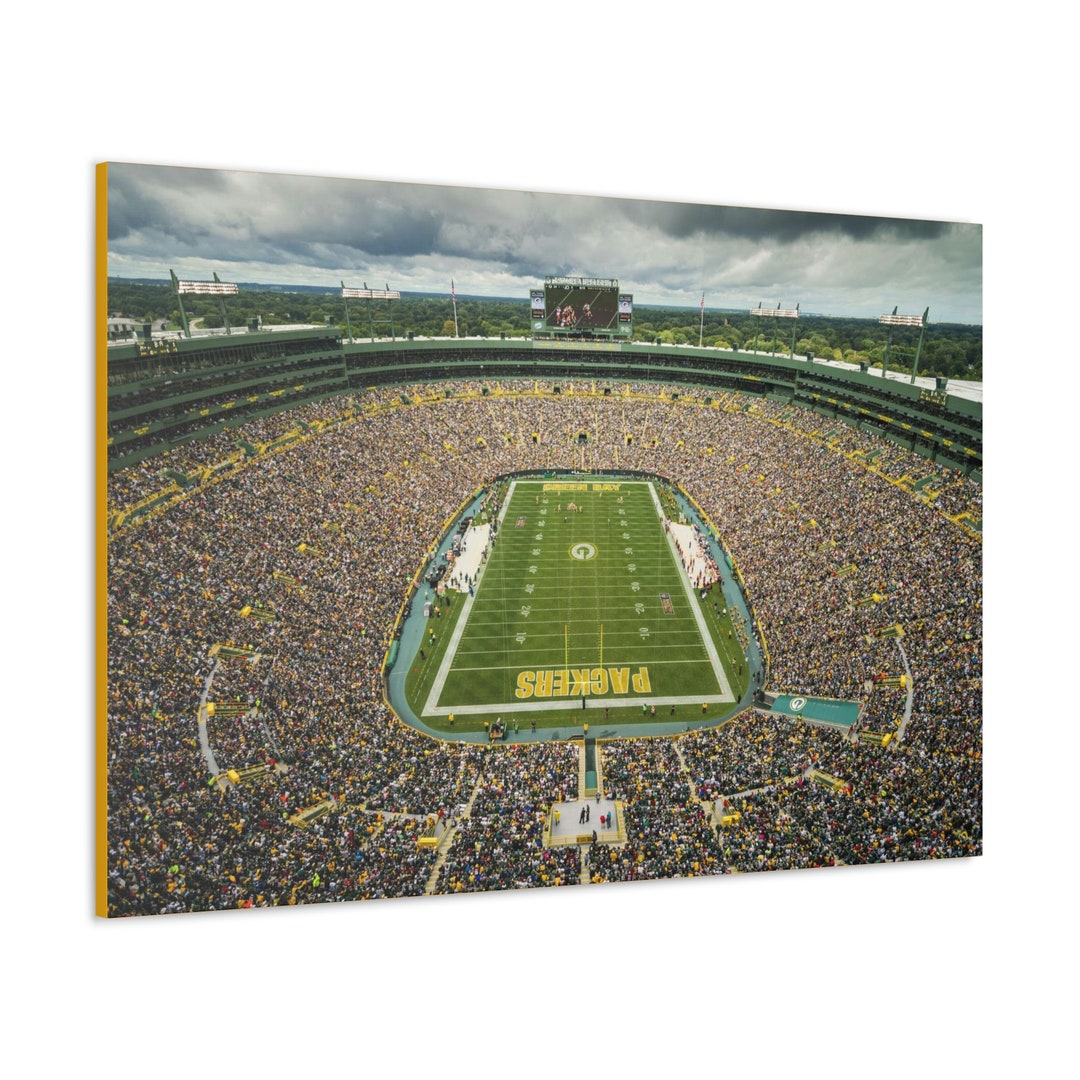 CANVAS ART Lambeau Field Wall Art Green Bay Packers Wall Art GB Packers