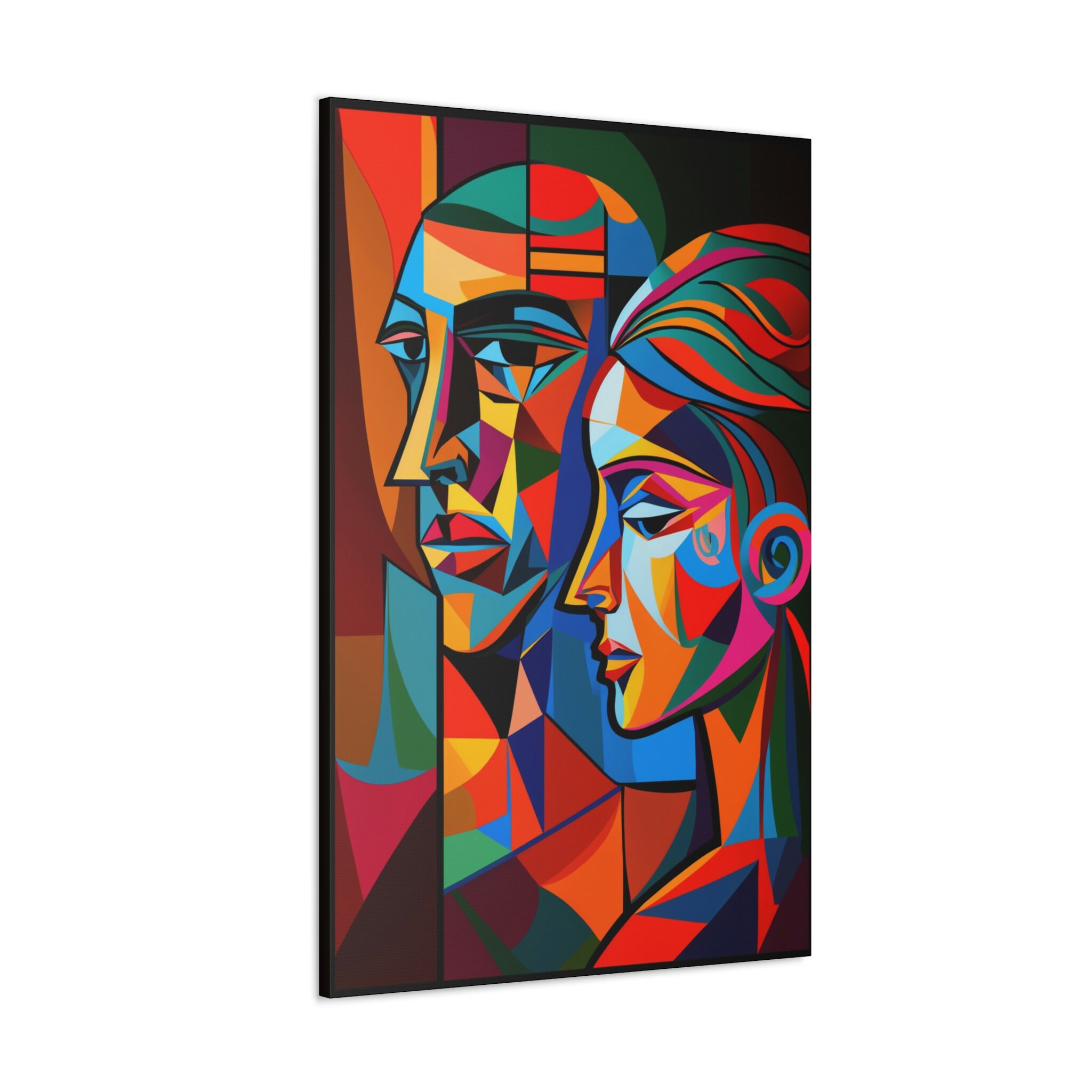 CANVAS ART Abstract Man/woman Wall Art Abstract Male/female Wall Art ...
