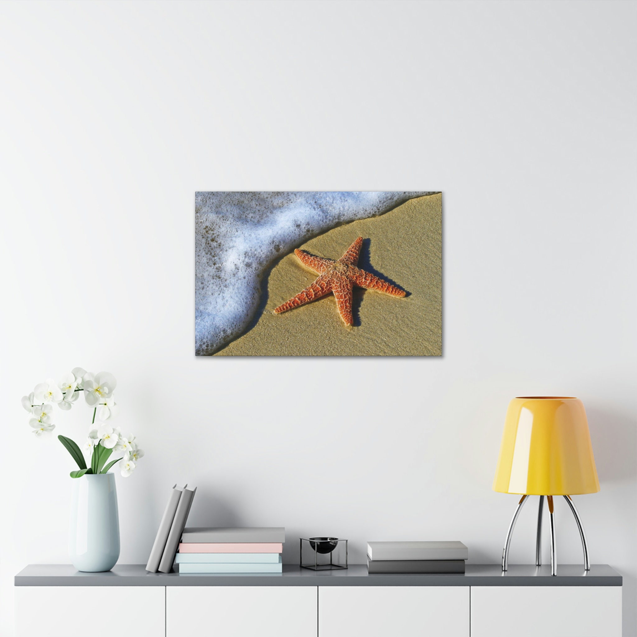 CANVAS ART - Starfish Wall Art | Starfish Wall Decor | Beach Wall Art ...