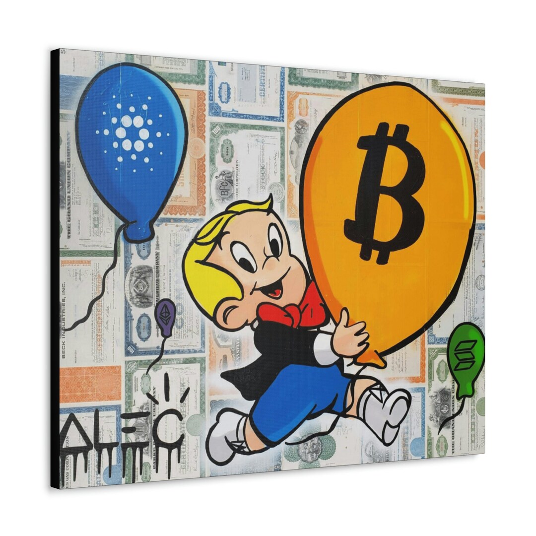 CANVAS ART - Alec Monopoly Richie Rich Bitcoin Graffiti Wall Art | Money  Street Art | Home/office Canvas Print | Pop Art | Bitcoin Canvas - Etsy