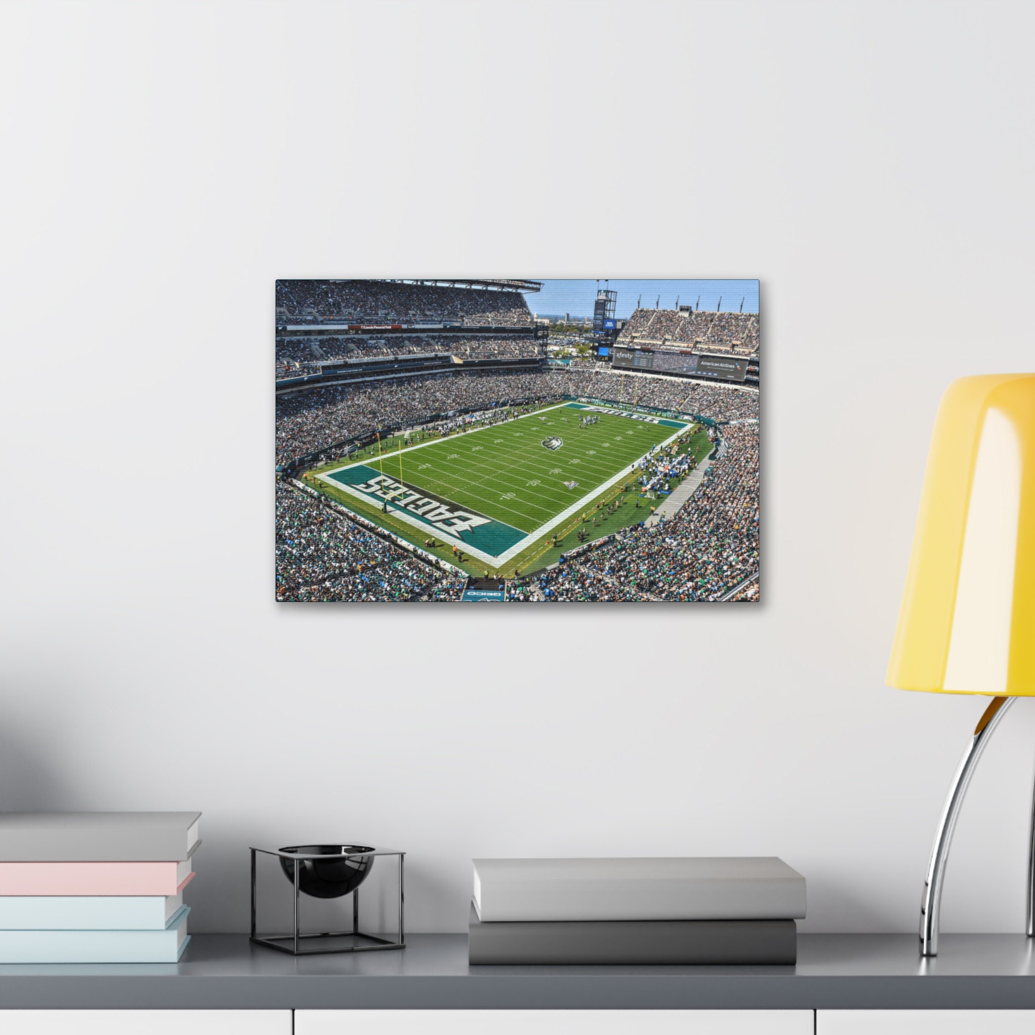 CANVAS ART Philadelphia Eagles Wall Art Lincoln Financial Etsy