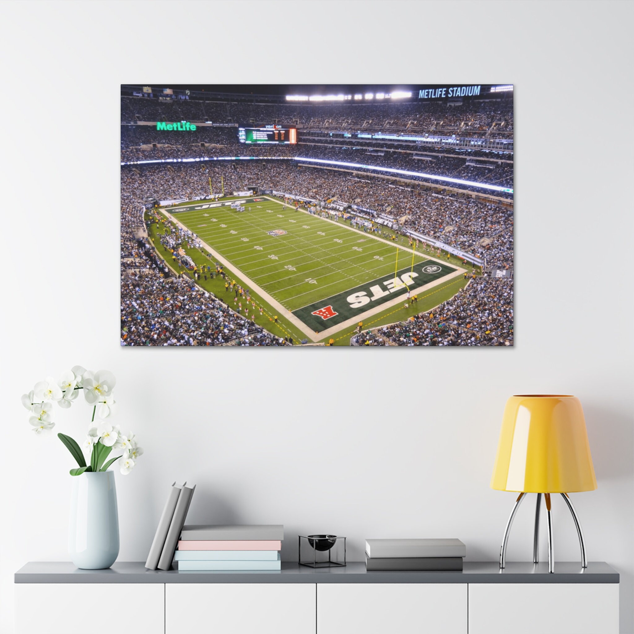 CANVAS ART New York Jets Wall Art Metlife Stadium Wall Art New York CANVAS ART New York Jets Wall Art Metlife Stadium Wall Art New York