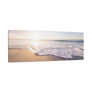 CANVAS ART - Panoramic Beach Wall Art | Ocean Panoramic Wall Art | Beach Canvas | Beach Decor | Ocean Print | Coastal Decor | Tropical Art