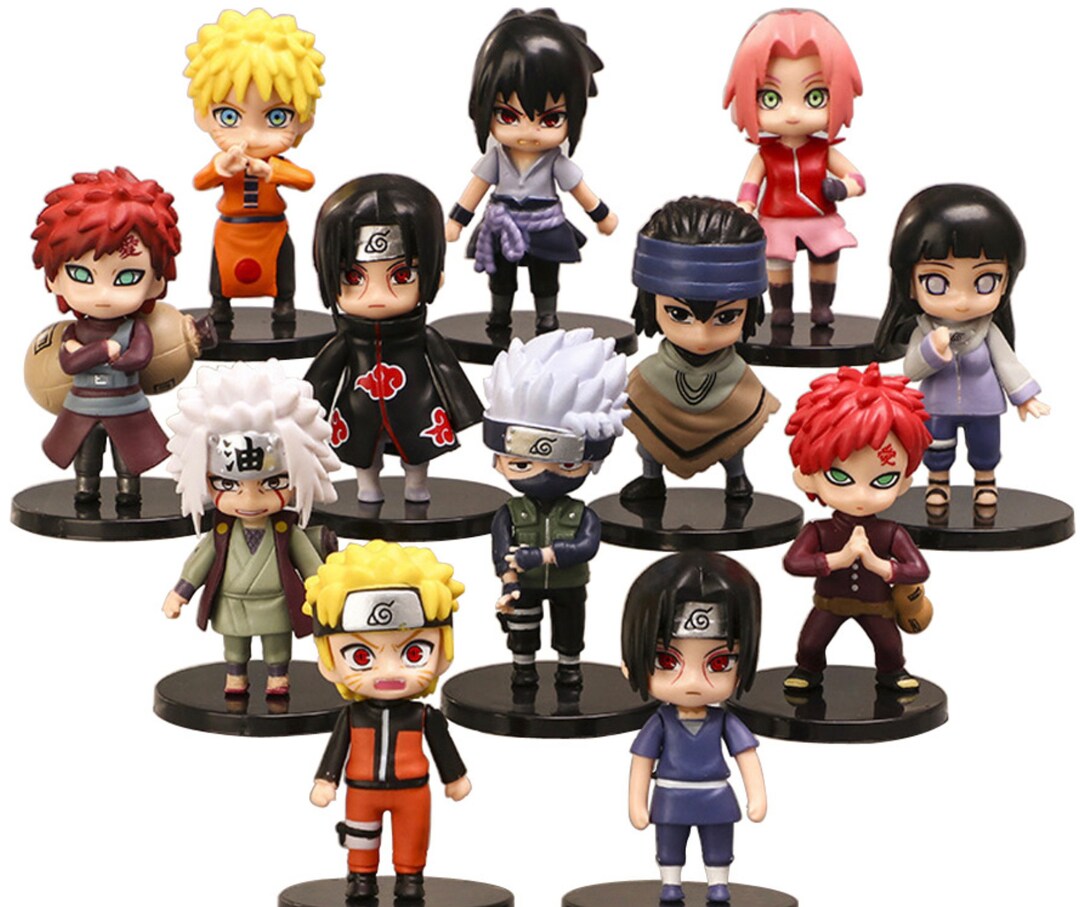Naruto Shippuden Figures. 12 Pcs. Etsy