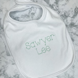 Embroidered Baby Bib