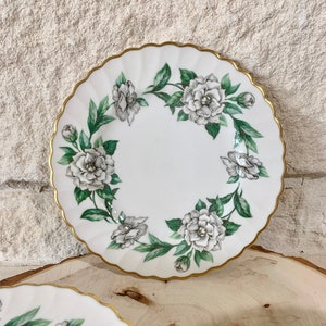 Syracuse China Gardenia Pattern - Dessert Bread & Butter Plate - Collectible Vintage Antique Plate - 6.25 inches - B1C