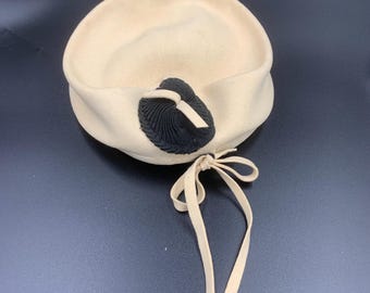 FISK CHICAGO 1950S Silk Flower COUTURE Hat - Etsy