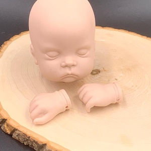 Vintage 1986 Sugar britches Porcelain Doll Head & Hands by Boots Tyner Sb19f