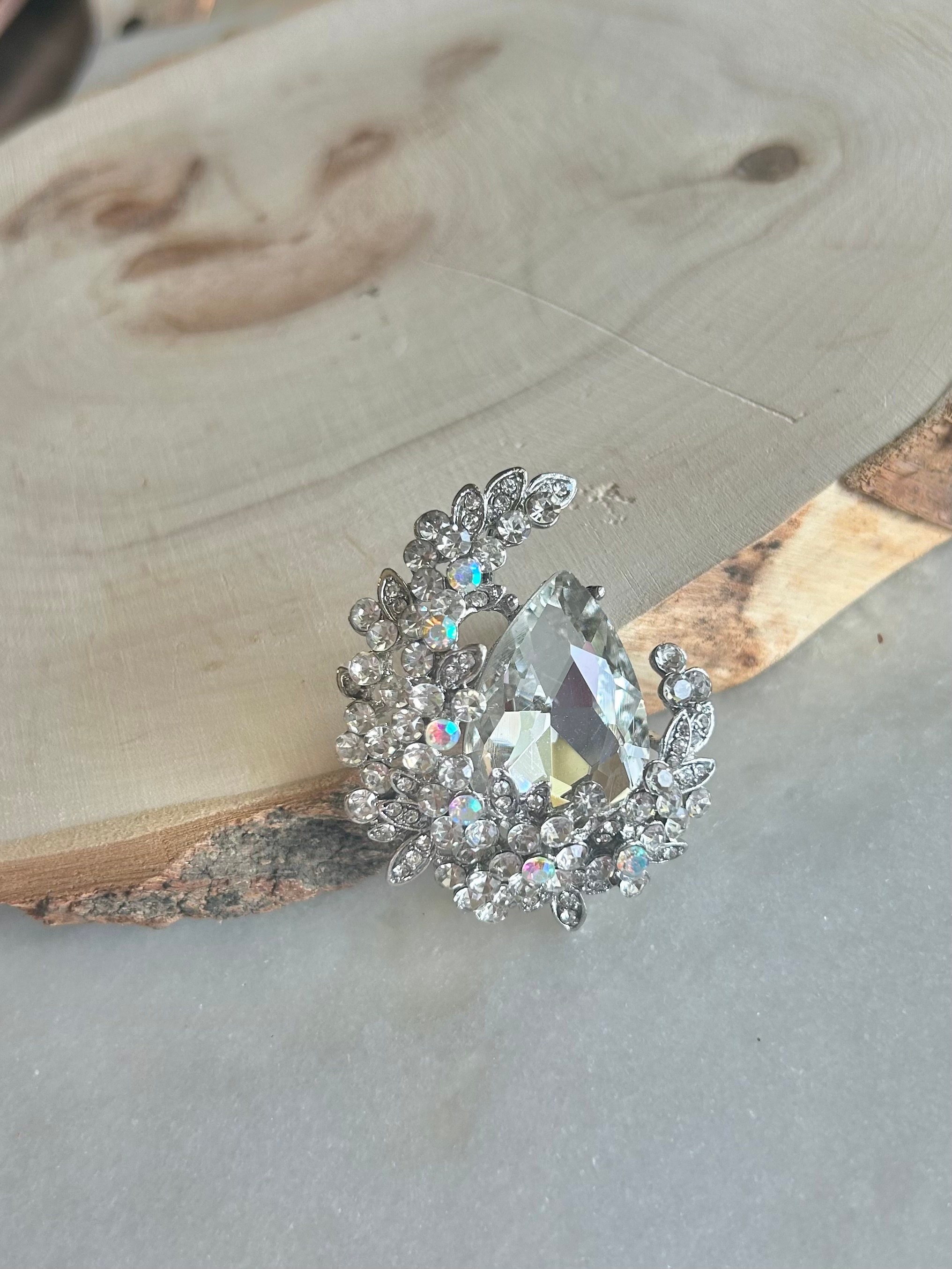 Cute Dragonfly Lapel Brooch Pin - Cubic Zirconia Rhinestone Pin For Sweaters, Scarves & Dresses - View #5