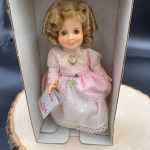 Ideal Shirley Temple Doll "The Littlest Colonel" 8” Vinyl w/ Box Vintage 1982 sb14f