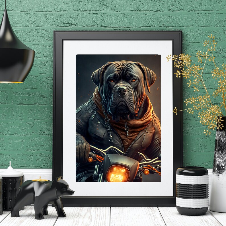Cane Corso Art, Digital Wall Art Printable, Cane Corso Gifts, Gifts for