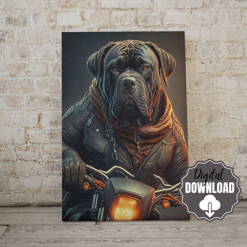 Cane Corso Art, Digital Wall Art Printable, Cane Corso Gifts, Gifts for