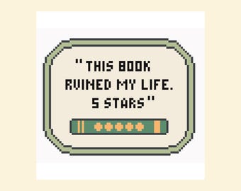 Patrón descargable de bordado - Reseña del libro