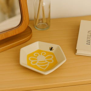 Small Ceramic Bee Tray