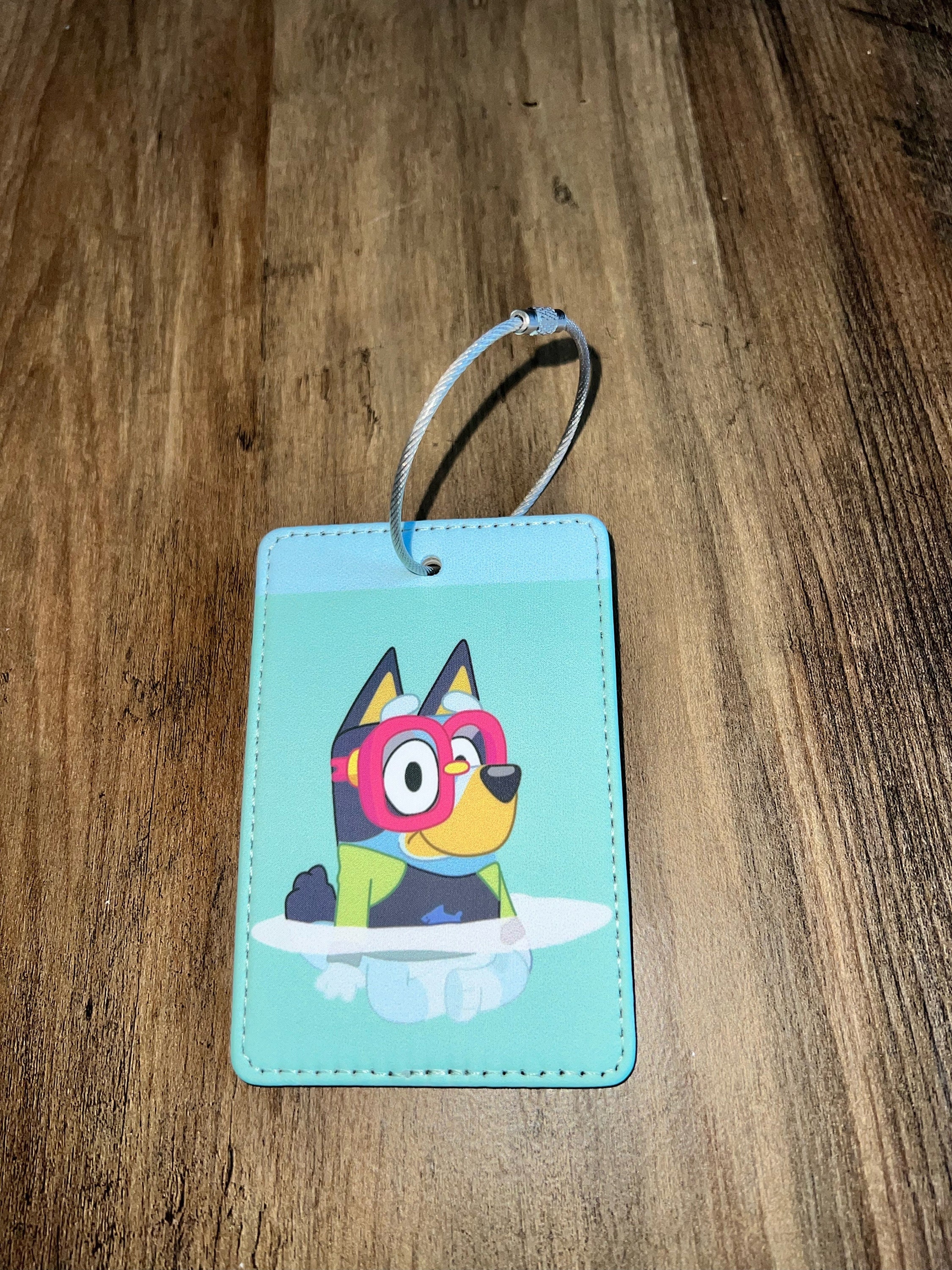 Bluey Children's Luggage Tag Etsy