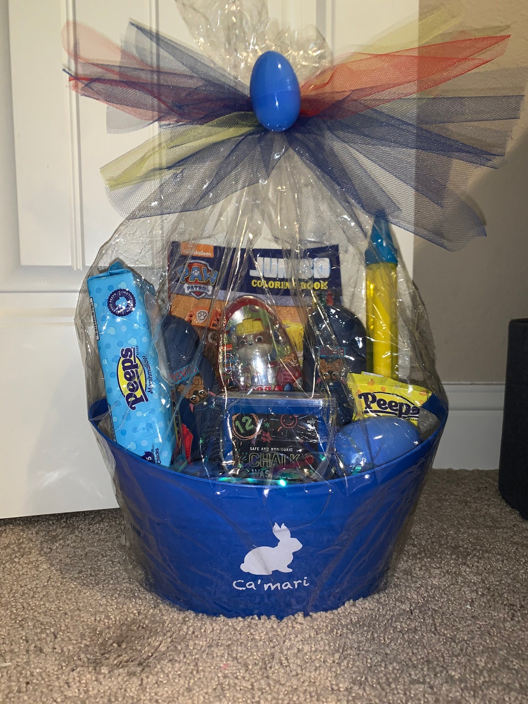 Personalized Prefilled Character Easter Baskets Etsy