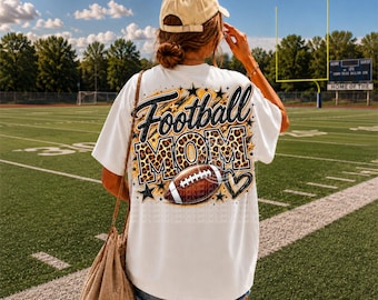 Football mom png- leopard football mom png-game day mom png-football mama png-sports mom-digital download