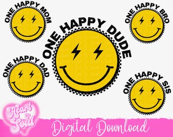 Un tipo feliz PNG – Paquete familiar de cumpleaños (Descarga digital)