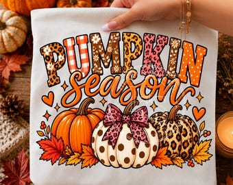 Pumpkin season png- Pumpkin shirt design png-digital download