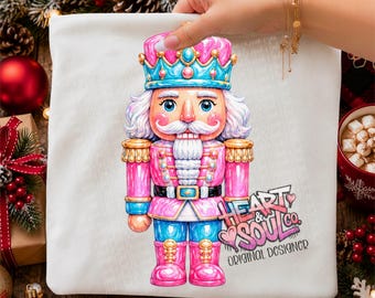 Christmas Nutcracker png- Trendy brushstroke Christmas png-digital download