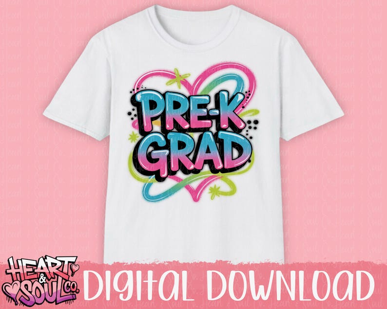 Pre-k Grad Airbrush PNG – Graduation Digital Download - Etsy