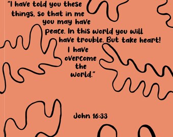 Juan 16:33 Impresión digital