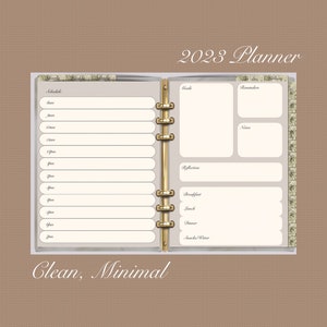 2023 Digital Planner* Clean, Minimalistic Planner* Daily, Weekly, Monthly Planner* Ipad, Goodnotes adaptable*Dated Digital Planner*
