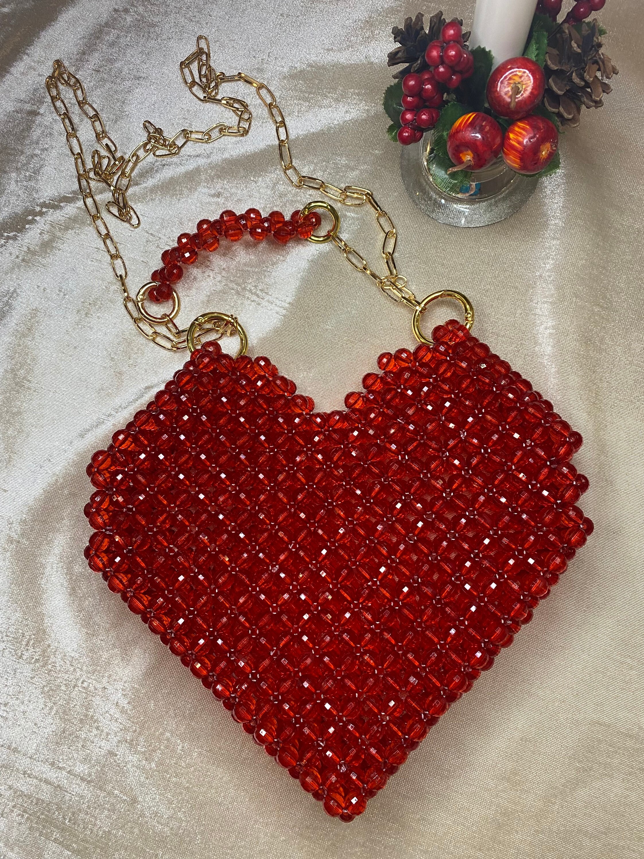 Adkidz Heart Shaped Holographic Crossbody Bag – Belachica