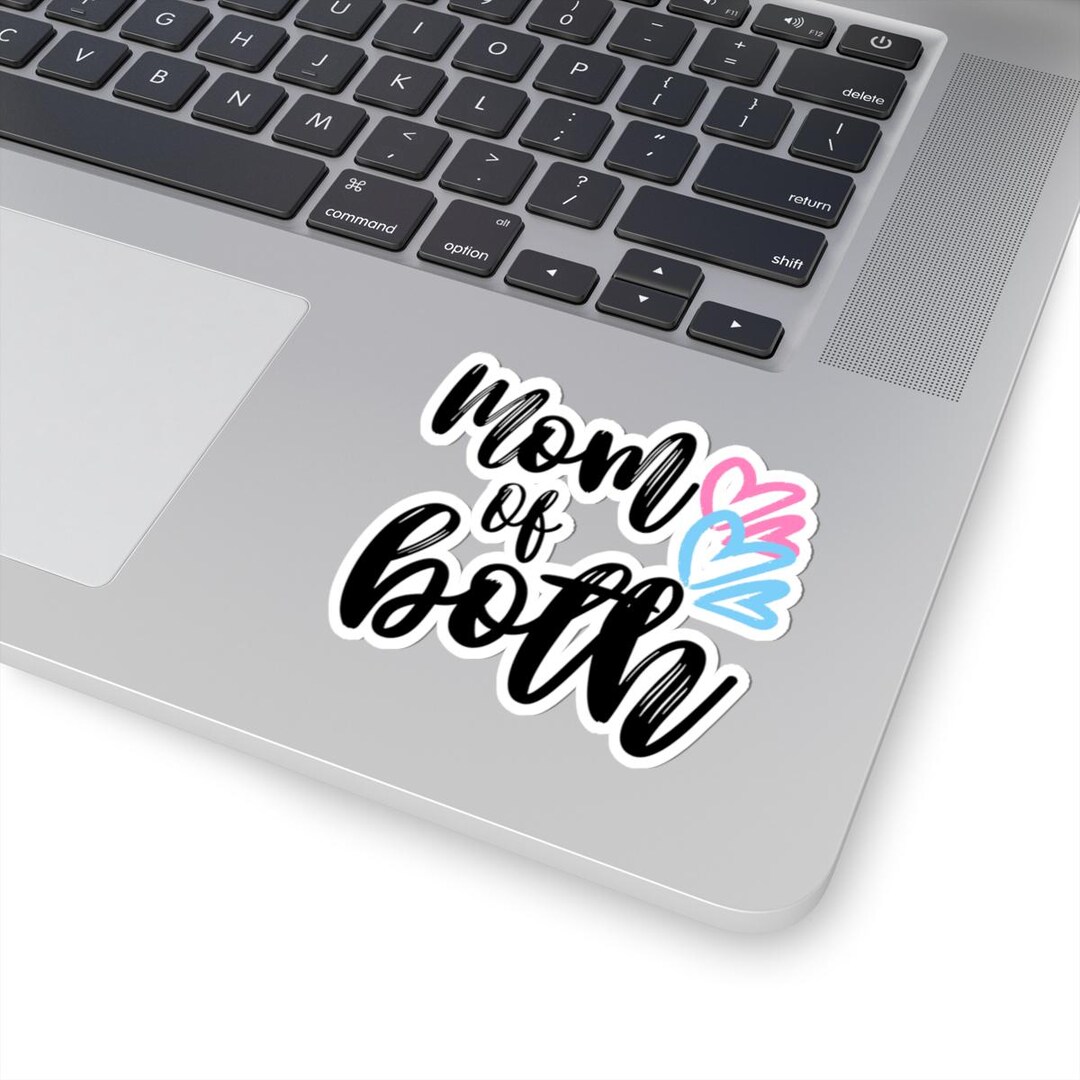 Mom of Both Sons and Daughter Kiss-cut Stickers, Motherhood Sticker ...