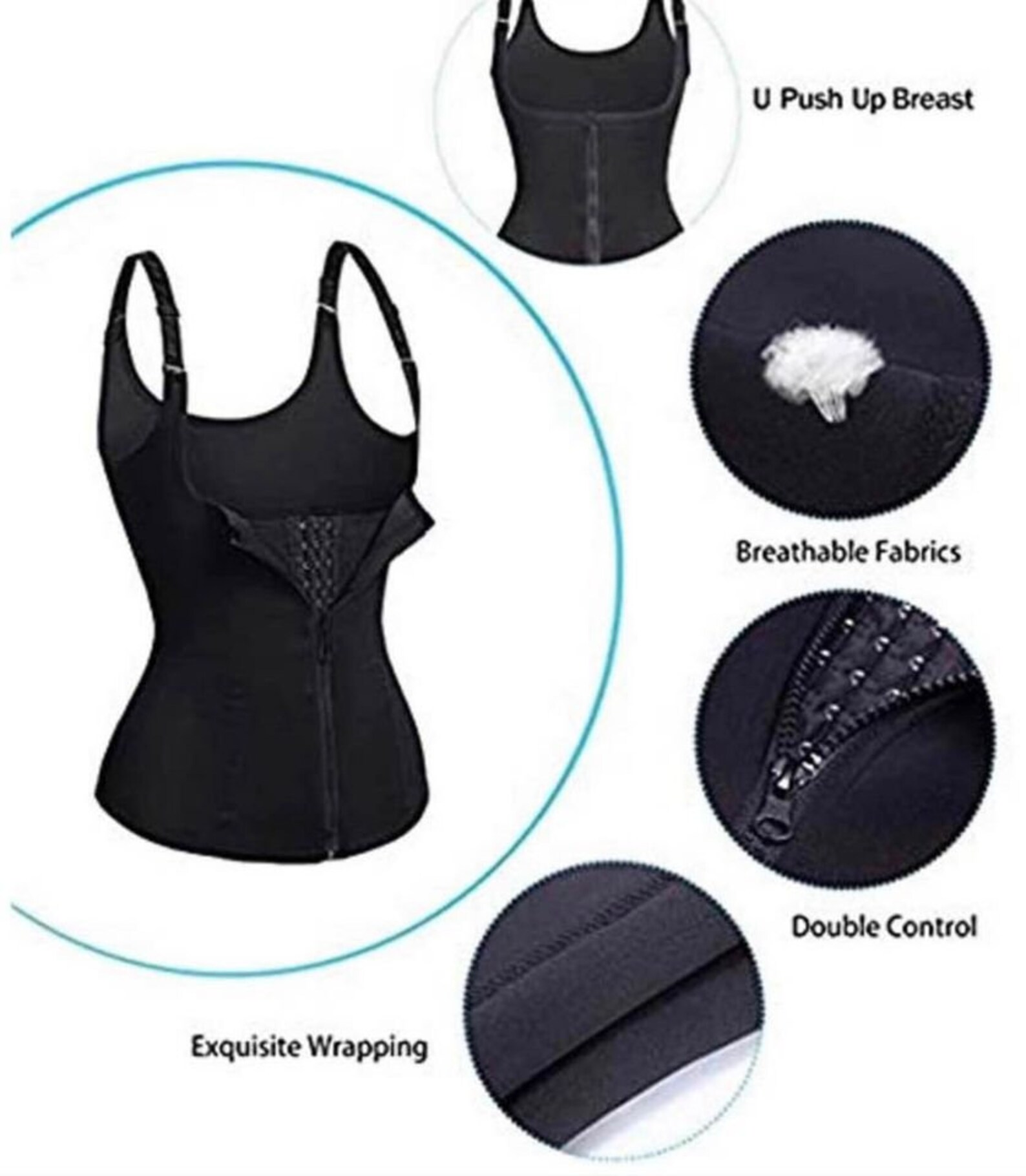 Waist Trainer for Women the Original Zip up Zipper Waist Trainer Work