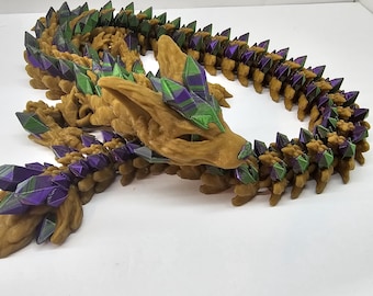 3d Printed Wolf Crystal Dragon