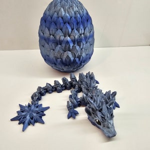 Baby Winter Dragon and Dragon Egg