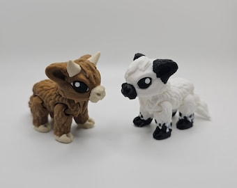 Mini Highland Cow - 3d Printed