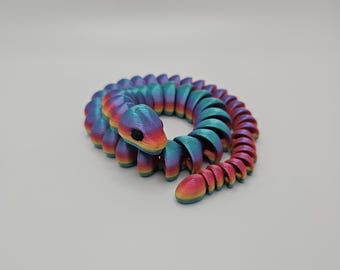 3Dprinted Rainbow Snake
