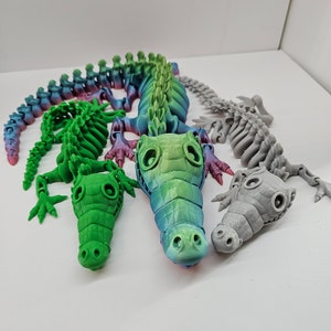 Skeleton / Fossil Crocodile 3DPrinted