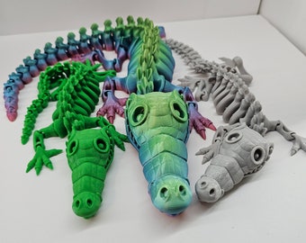 Skeleton / Fossil Crocodile 3DPrinted