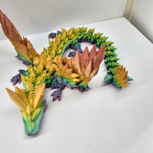 Articulating Crystal Gem Dragon With Wings