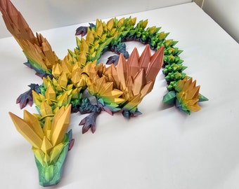 Articulating Crystal Gem Dragon With Wings
