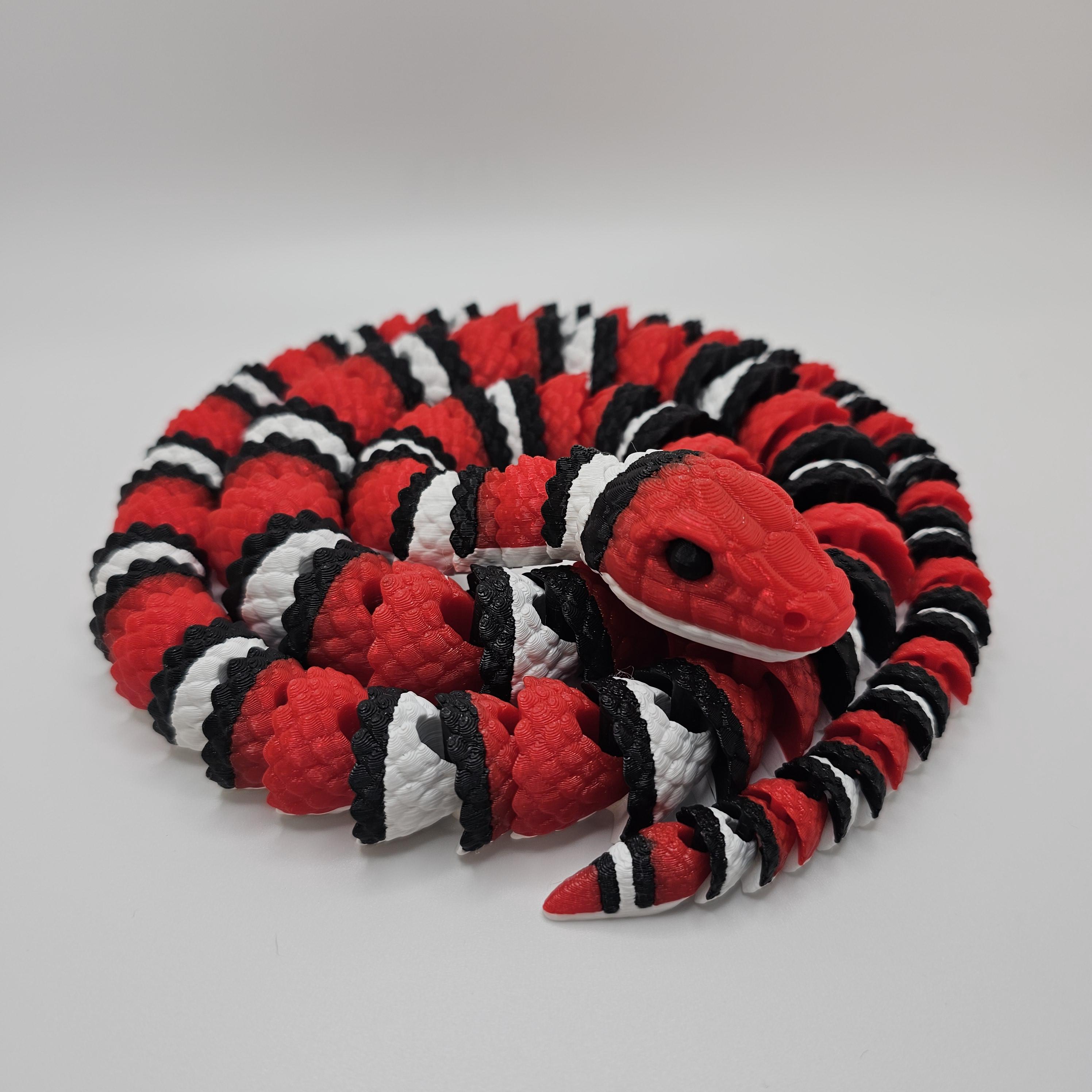 3D Printed Articulated King Snake – Over 3 Feet Long - Etsy