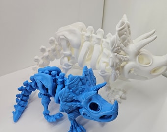 Skeleton / Fossil Triceratops 3DPrinted