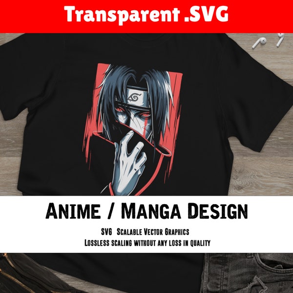 Manga .SVG Design | Tshirt | Mug | Anime | Transparent | Geschenk | Hoodie