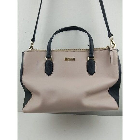 Kate Spade Tote Bag Purse Beige Black X Large Beautiful - Etsy