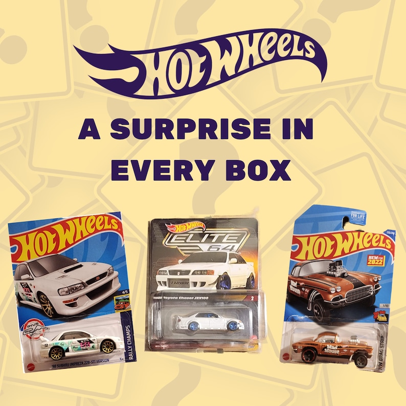 Hot Wheels Mystery Box 5 10 or 20 Cars Chosen by Etsy